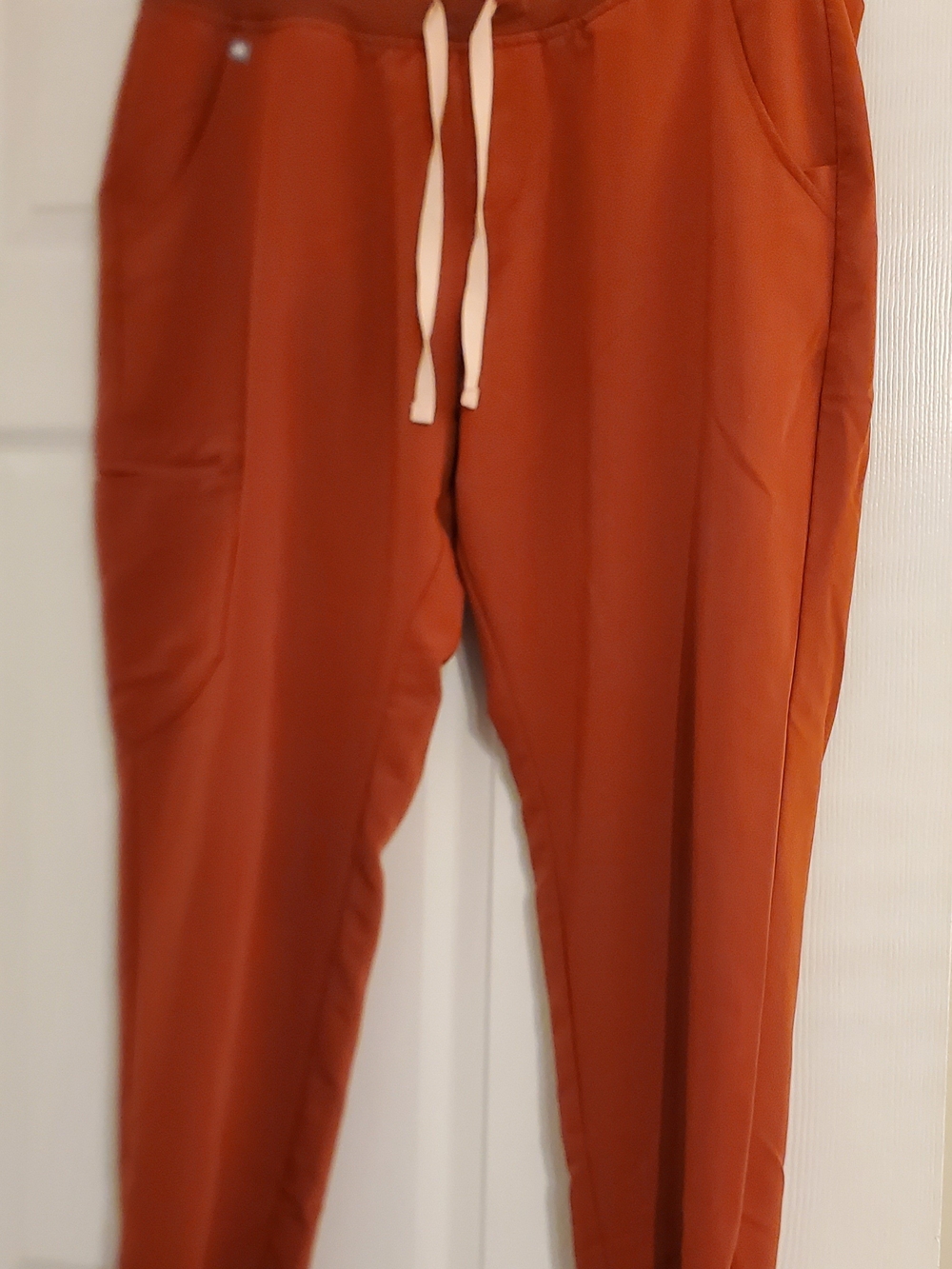 FIGS Zamora High Rise Jogger Scrubs Women’s XL Terracotta